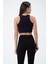 Kadın Kaşkorse Crop Atlet Lacivert 4