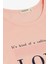 Kız Çocuk Tişört Yazı Baskılı Taşlı 8-14 Yaş, Pembe 3