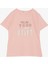 Kız Çocuk Tişört Taşlı Yazı & Kalp Baskılı 8-14 Yaş, Pembe 1