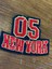 6x5 cm Ütü Ile Yapışan Nakış Işleme New York Yazı Arma Aplike 2