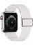 Apple Watch Örgü Tokalı Bant Kordon ( 38mm / 40mm / 41mm (Seriler /SE Uyumlu) Beyaz 1