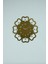 Mercan Model Dekoratif Metal Lazer Kesim Akar SESSİZ Mekanizmalı Duvar Saati (40*40 Cm) 3