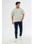 Ajurlu Gri Oversize Bol Kalıp Basic T-Shirt 3