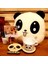 Sevimli Panda 3D Figürlü Kupa & Polar Yastık Arkadaşa Hediye 1