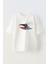 Unisex Batman Superman Tasarım Baskılı Pamuk Beyaz Oversize T-Shirt 1