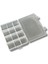 12 Bölmeli Kolye, Yüzük, Takı Düzenleyici Organizer Plastik Şeffaf Kutu 13X19X3.5CM 1