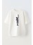 Unisex Rocky Balboa Winning Tasarım Baskılı Pamuk Beyaz Oversize T-Shirt 1