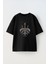 Unisex Guardıans Of Poseıdon Tasarım Baskılı Pamuk Sıyah Oversize T-Shirt 1