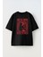 Unisex Star Wars Joın The Empire Tasarım Baskılı Pamuk Sıyah Oversize T-Shirt 1