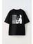 Unisex Senin Ağzından Cıkanı Kulagın Duyuyormu Tasarım Baskılı Pamuk Sıyah Oversize T-Shirt 1