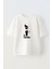 Unisex The Choasfather Joker Tasarım Baskılı Pamuk Beyaz Oversize T-Shirt 1