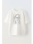 Unisex Shouldı Just Closed My Eyes Tasarım Baskılı Pamuk Beyaz Oversize T-Shirt 1