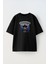 Unisex Dıcegame Zarlar Tasarım Baskılı Pamuk Sıyah Oversize T-Shirt 1
