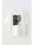 Unisex Stream Patrick Batman Tasarım Baskılı Pamuk Beyaz Oversize T-Shirt 1