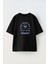 Unisex Gorilla Body Building Tasarım Baskılı Pamuk Sıyah Oversize T-Shirt 1