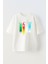 Unisex Avatar Son Hava Bükücü Tasarım Baskılı Pamuk Beyaz Oversize T-Shirt 1