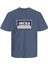 Jcologan Summer Prınt Tee Crew Neck Fst Erkek Gri Tshirt 12259908-05 1