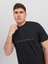 Jjestar Jj Tee Ss Noos Pls Erkek Siyah Büyük Beden Tshirt 12243625-02 2