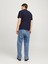 Jprccjohnny Half Zıp Ss Polo Sn Erkek Lacivert Tshirt 12255578-04 3
