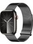 Apple Watch 1-9 Nesillere Uygun Milanese Kayış, Apple Paslanmaz Çelik Metal Saat Kayışı, 38 Mm, 40 mm ve 41 mm Kadranlı Apple Saatlerine Uygundur (Yurt Dışından) 1