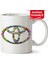 Çakılap Toyota Logo Baskıpı Porselen Kupa-Bardak 1