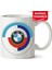 Çakılap Bmw Logo Baskılı Porselen Kupa-Bardak 1