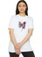 Unisex Bisiklet Yaka Baskılı T-Shirt - Beyaz 1