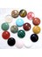 No.10 25MM Doğal Taş Kuvars Kristal Lapis Kaplan Gözü Opal Yuvarlak Cabochon Kolye Dıy Takı Yapımı Için Kolye Aksesuarları 1 Adet (Yurt Dışından) 2