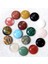 No.10 25MM Doğal Taş Kuvars Kristal Lapis Kaplan Gözü Opal Yuvarlak Cabochon Kolye Dıy Takı Yapımı Için Kolye Aksesuarları 1 Adet (Yurt Dışından) 3