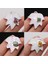 Turkuaz Doğal Beyaz Kabuk Kolye Oyma Yaprak Sedef Kabuk Turquoises Kristal Druzy Charms Takı Yapımı Için Dıy Kolye (Yurt Dışından) 2