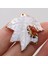 Turkuaz Doğal Beyaz Kabuk Kolye Oyma Yaprak Sedef Kabuk Turquoises Kristal Druzy Charms Takı Yapımı Için Dıy Kolye (Yurt Dışından) 4