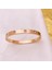 Titanyum-8mm Güzel Paslanmaz Çelik Bilezikler Kadın Sevgilisi Bilezik ve Bilezikler Kadın Için Altın Aşk Pulseiras Kristal Düğün Feminina Takı (Yurt Dışından) 3