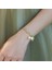 SL085 Moda Beyaz Çiçek Yaprak Bilezik Trendy Zambak Vadisi Charm Yeşil Doğa Taş Boncuklu Bilezik Kadınlar Için Kadın Düğün Takı (Yurt Dışından) 4