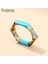KB77-16 Trendy Akrilik Moda Manşet Bileklik Bilezik Kadınlar Için Mix Renkler Altıgen Geometrik Örnek Bilezik Charm Hediyeler Takı (Yurt Dışından) 3