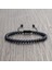 Sarı 4 mm Doğal Taş Yuvarlak Boncuk Bilezik Kadın Minimalizm Ayarlanabilir Deri Dize Bilezik Takı Erkekler Şifa Yoga Pulsera Hediye (Yurt Dışından) 2