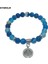 Malakit Doğal Taş Lotus Buda Boncuk Ametist Akik Lapis Lazuli Kaplan Gözü Turquoises Bilezik Kadın Erkek Yoga Bilezik Femme (Yurt Dışından) 2