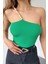 Straplez Ahşap Boncuk Askılı Triko Crop DFL4021 1