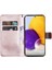 Kart Yuvası Klasik Düz Renk ile Samsung Galaxy A73 5g Için Flip Case (Yurt Dışından) 5