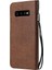 Kart Yuvası ile Samsung Galaxy S10 Artı Klasik Düz Renk Için Flip Case (Yurt Dışından) 5