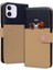 Iphone 12 Için Kılıf Mini Deri Kılıf Kapak Çevirin Cüzdan Darbeye Basit (Yurt Dışından) 5
