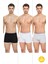 Erkek 3'lü Likralı Slim Fit Ince Kumaş Özel Paketinde Ekonomik Boxer 1