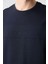 Lacivert Pamuklu Kalın Yumuşak Dokulu Comfort Fit Basic Erkek Şort Takım - 85257 3