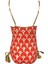 Askılı Ikat Desenli Gold Detaylı Bağcıklı Kırmızı 50uv Kız Çocuk Mayo by Nessi Byrd 2