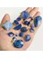 No.29 Doğal Mavi Lapis Lazuli Bağlayıcı Takılar Kolye Taş Warter Damla Gözyaşı Kalp Kolye Charm Takı Yapımı Için Kolyeler (Yurt Dışından) 3