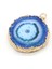 D Doğal Çiçek Druzy Kolye Düzensiz Altın Kaplama Dilim Akik Druzy Charms Takı Yapımı Için Diy Kolye Küpe Hediyeler (Yurt Dışından) 3
