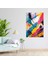 Lively Action Painting Duvar Dekorasyonu - Aksiyon Tablo, Cam Duvar Sanatı, Cam Baskı, Modern Sanat, 30X45 2