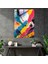 Lively Action Painting Duvar Dekorasyonu - Aksiyon Tablo, Cam Duvar Sanatı, Cam Baskı, Modern Sanat, 30X45 3