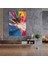 Aksiyon Tablo Duvar Sanatı - Canlı Patlamalar - Aksiyon Tablo, Duvar Dekorasyonu, Duvar Sanatı, Aksiyon Boyama, 50 x 70 cm 2