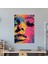 Andy Warhol Tarzı Duvar Dekorasyonu - Neon Splatter Boya - Andy Warhol, Duvar Dekorasyonu, Duvar Sanatı, Kanvas, 50 x 70 cm 2