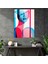 Barbie Cam Duvar Sanatı - Minimalist Geometriler - Barbie, Cesur Geometrik Şekiller, Cam Sanatı, Minimalist Siluet, 30X45 2